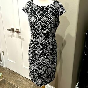 Black and white dress